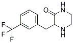 3-(3-TRIFLUOROMETHYL-BENZYL)-PIPERAZIN-2-ONE Struktur