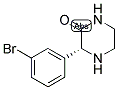 (R)-3-(3-BROMO-PHENYL)-PIPERAZIN-2-ONE Struktur