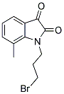 1-(3-BROMOPROPYL)-7-METHYL-1H-INDOLE-2,3-DIONE Struktur