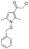 1-[1-(BENZYLOXY)-2,5-DIMETHYL-1H-PYRROL-3-YL]-2-CHLOROETHANONE Struktur