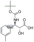 N-BOC-3-(R)-AMINO-2-(R)-HYDROXY-3-M-TOLYL-PROPIONIC ACID Struktur