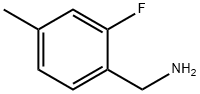 2-FLUORO-4-METHYLBENZYLAMINE Struktur