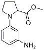 1-(3-AMINO-PHENYL)-PYRROLIDINE-2-CARBOXYLIC ACID METHYL ESTER Struktur