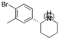 (R)-2-(4-BROMO-3-METHYLPHENYL)PIPERIDINE Struktur