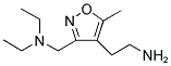 ([4-(2-AMINOETHYL)-5-METHYLISOXAZOL-3-YL]METHYL)DIETHYLAMINE Struktur