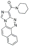 IMIDAZO[5,1-C]NAPHTHO[2,1-E][1,2,4]TRIAZIN-1-YL(1-PIPERIDYLL)METHANONE Struktur