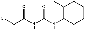 2-CHLORO-N-[[(2-METHYLCYCLOHEXYL)AMINO]CARBONYL]ACETAMIDE Struktur