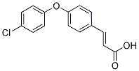 (E)-3-(4-(4-CHLOROPHENOXY)PHENYL)ACRYLIC ACID Struktur