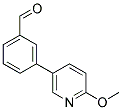 3-(6-METHOXY-3-PYRIDINYL)BENZALDEHYDE Struktur