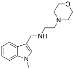 N-[(1-METHYL-1H-INDOL-3-YL)METHYL]-N-(2-MORPHOLIN-4-YLETHYL)AMINE Struktur