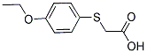 [(4-ETHOXYPHENYL)THIO]ACETIC ACID Struktur