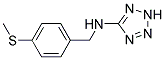 (4-METHYLSULFANYL-BENZYL)-(2H-TETRAZOL-5-YL)-AMINE Struktur