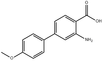 [1,1'-BIPHENYL]-4-CARBOXYLIC ACID, 3-AMINO-4'-METHOXY- Struktur