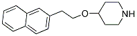 4-[2-(2-NAPHTHYL)ETHOXY]PIPERIDINE Struktur