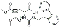FMOC-D-GLA(OME)2-OH Struktur