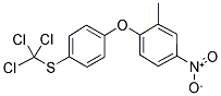 2-(4-TRICHLOROMETHYLTHIOPHENOXY)-5-NITROTOLUENE Struktur