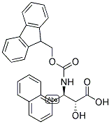 N-FMOC-3-(R)-AMINO-2-(R)-HYDROXY-3-NAPHTHALEN-1-YL-PROPIONIC ACID Struktur