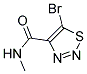 5-BROMO-N-METHYL-1,2,3-THIADIAZOLE-4-CARBOXAMIDE Struktur