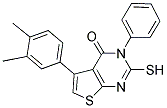 5-(3,4-DIMETHYLPHENYL)-2-MERCAPTO-3-PHENYLTHIENO[2,3-D]PYRIMIDIN-4(3H)-ONE Struktur