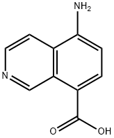 5-AMINO-ISOQUINOLINE-8-CARBOXYLIC ACID Struktur