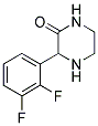 3-(2,3-DIFLUORO-PHENYL)-PIPERAZIN-2-ONE Struktur