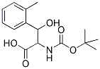 2-TERT-BUTOXYCARBONYLAMINO-3-HYDROXY-3-O-TOLYL-PROPIONIC ACID Struktur