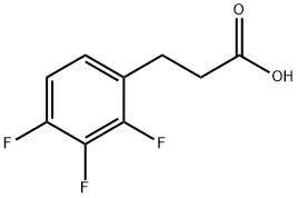 3-(2,3,4-TRIFLUOROPHENYL)PROPIONIC ACID Struktur