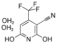 3-CYANO-2,6-DIHYDROXY-4-(TRIFLUOROMETHYL)PYRIDINE DIHYDRATE Struktur