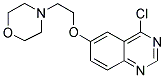 4-CHLORO-6-(2-MORPHOLIN-4-YL-ETHOXY)-QUINAZOLINE Struktur