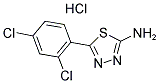 5-(2,4-DICHLOROPHENYL)-1,3,4-THIADIAZOL-2-YLAMINE HYDROCHLORIDE Struktur