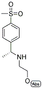 (R)-N-(2-METHOXYETHYL)-1-(4-(METHYLSULFONYL)PHENYL)ETHANAMINE Struktur