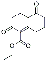 4A-METHYL-2,5-DIOXO-2,3,4,4A,5,6,7,8-OCTAHYDRO-NAPHTHALENE-1-CARBOXYLIC ACID ETHYL ESTER Struktur