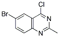 6-BROMO-4-CHLORO-2-METHYL-QUINAZOLINE Struktur