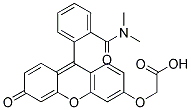 O'-(CARBOXYMETHYL)FLUORESCEINAMIDE Struktur