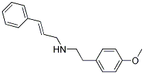 N-(2-(4-METHOXYPHENYL)ETHYL)-3-PHENYLPROP-2-EN-1-AMINE Struktur