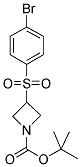 3-(4-BROMO-BENZENESULFONYL)-AZETIDINE-1-CARBOXYLIC ACID TERT-BUTYL ESTER Struktur