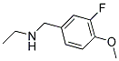 N-(3-FLUORO-4-METHOXYBENZYL)ETHANAMINE Struktur