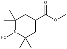 1-HYDROXY-4-CARBOXYL-2,2,6,6-TETRAMETHYLPIPERIDINE, METHYL ESTER Struktur