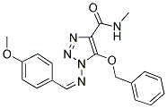 5-(BENZYLOXY)-1-{[(1Z)-(4-METHOXYPHENYL)METHYLENE]AMINO}-N-METHYL-1H-1,2,3-TRIAZOLE-4-CARBOXAMIDE