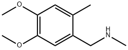 N-(4,5-DIMETHOXY-2-METHYLBENZYL)-N-METHYLAMINE Struktur