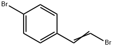 1-ブロモ-2-(4-ブロモフェニル)エチレン (CONTAINS CIS ISOMER) 化學(xué)構(gòu)造式