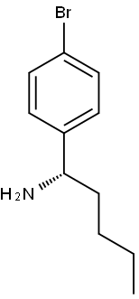 (S)-1-(4-BROMOPHENYL)PENTAN-1-AMINE Struktur