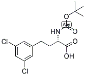 (S)-2-TERT-BUTOXYCARBONYLAMINO-4-(3,5-DICHLORO-PHENYL)-BUTYRIC ACID Struktur