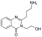 2-(3-AMINO-PROPYL)-3-(2-HYDROXY-ETHYL)-3H-QUINAZOLIN-4-ONE Struktur