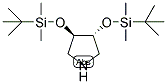 (3R,4R)-3,4-BIS[[(1,1-DIMETHYLETHYL)DIMETHYLSILYL]OXY]PYRROLIDINE Struktur