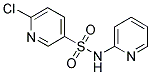 6-CHLORO-N-PYRIDIN-2-YLPYRIDINE-3-SULFONAMIDE Struktur