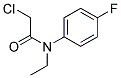 2-CHLORO-N-ETHYL-N-(4-FLUOROPHENYL)ACETAMIDE Struktur