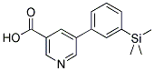 5-[3-(TRIMETHYLSILYL)PHENYL]NICOTINIC ACID Struktur