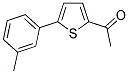 1-[5-(3-METHYLPHENYL)-2-THIENYL]ETHANONE Struktur