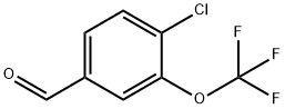 4-CHLORO-3-(TRIFLUOROMETHOXY)BENZALDEHYDE Struktur